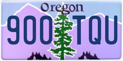 OR license plate 900TQU