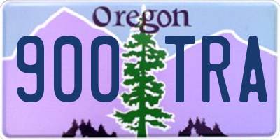 OR license plate 900TRA