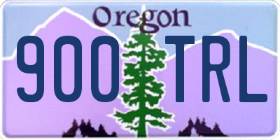 OR license plate 900TRL