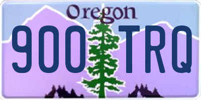 OR license plate 900TRQ