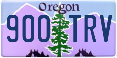 OR license plate 900TRV