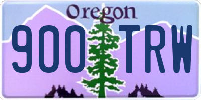 OR license plate 900TRW