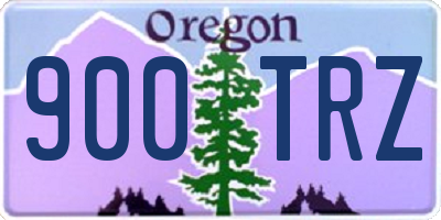OR license plate 900TRZ