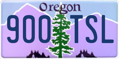 OR license plate 900TSL