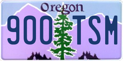 OR license plate 900TSM