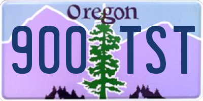 OR license plate 900TST