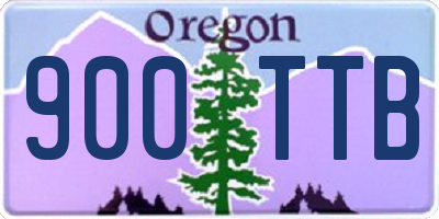 OR license plate 900TTB