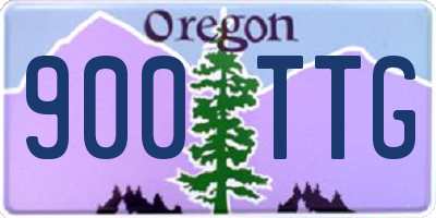 OR license plate 900TTG