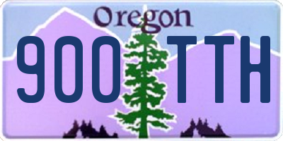OR license plate 900TTH