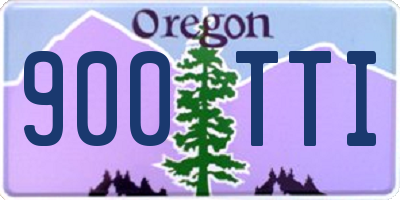 OR license plate 900TTI