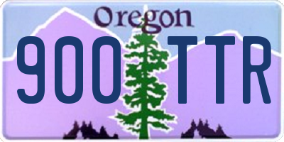 OR license plate 900TTR