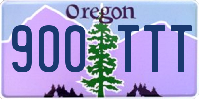 OR license plate 900TTT