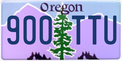 OR license plate 900TTU