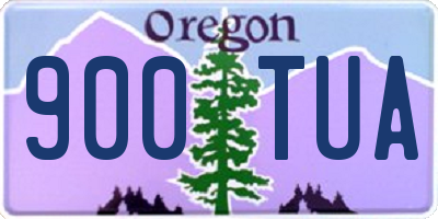 OR license plate 900TUA
