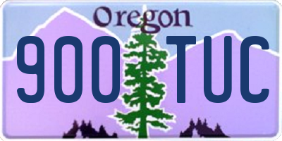 OR license plate 900TUC