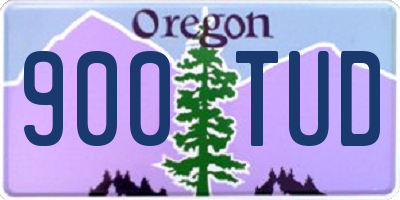 OR license plate 900TUD