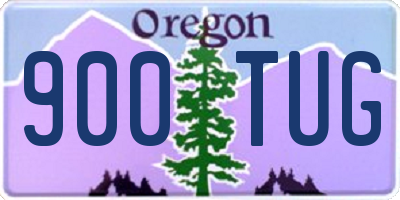 OR license plate 900TUG