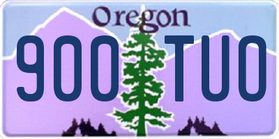 OR license plate 900TUO