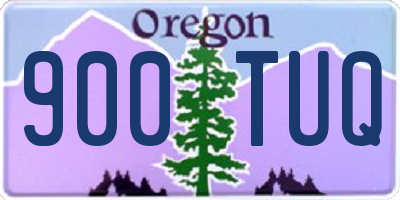 OR license plate 900TUQ