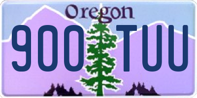 OR license plate 900TUU