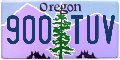OR license plate 900TUV