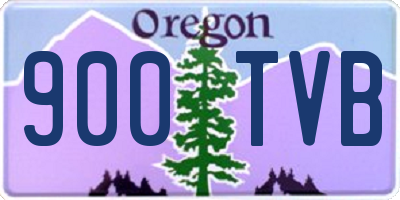 OR license plate 900TVB