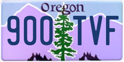 OR license plate 900TVF
