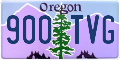 OR license plate 900TVG