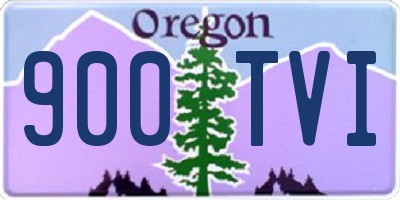 OR license plate 900TVI