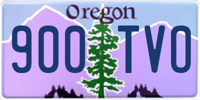 OR license plate 900TVO