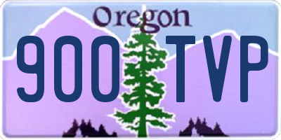 OR license plate 900TVP