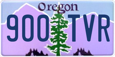 OR license plate 900TVR