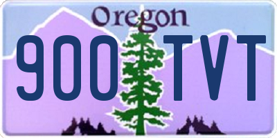 OR license plate 900TVT