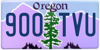 OR license plate 900TVU