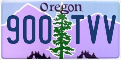 OR license plate 900TVV