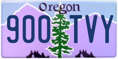 OR license plate 900TVY