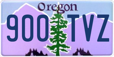 OR license plate 900TVZ