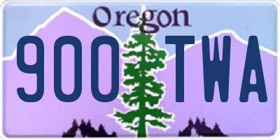 OR license plate 900TWA