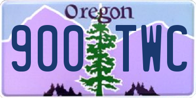 OR license plate 900TWC