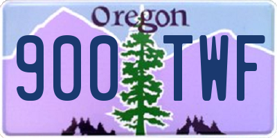 OR license plate 900TWF