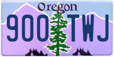 OR license plate 900TWJ