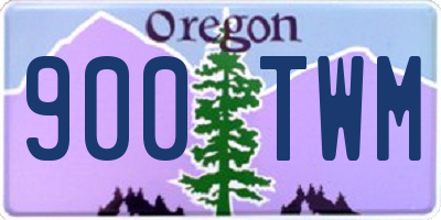 OR license plate 900TWM