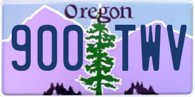OR license plate 900TWV