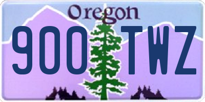 OR license plate 900TWZ