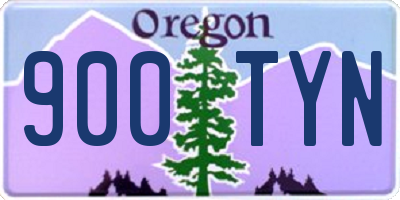 OR license plate 900TYN