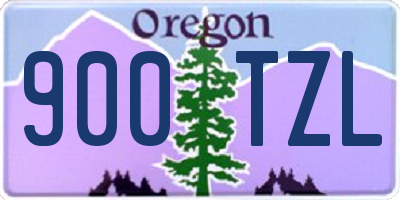 OR license plate 900TZL