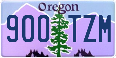 OR license plate 900TZM