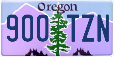 OR license plate 900TZN