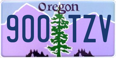 OR license plate 900TZV