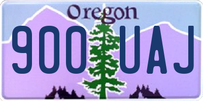 OR license plate 900UAJ